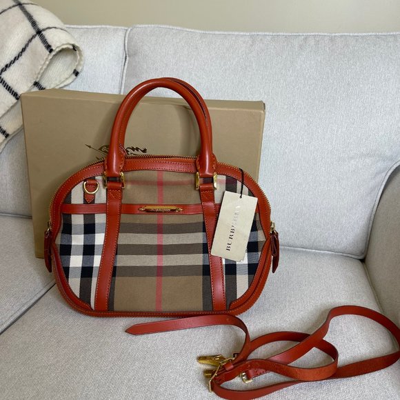 BURBERRY CHECKED HANDBAG - Picture 7 of 11